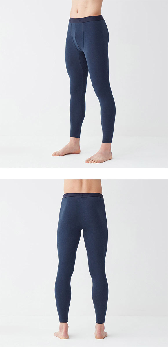 グンゼ GUNZE ワイジー YG 持続天然発熱 タイツ レギンス メンズ ボトムス インナー 切りっぱなし 抗菌防臭 前開き