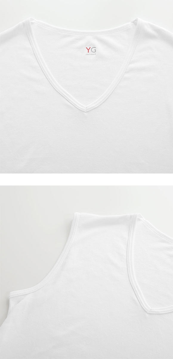 グンゼ GUNZE ワイジー YG DRY&DEO Vネック スリーブレス シャツ メンズ インナー 2枚組 YV0118A