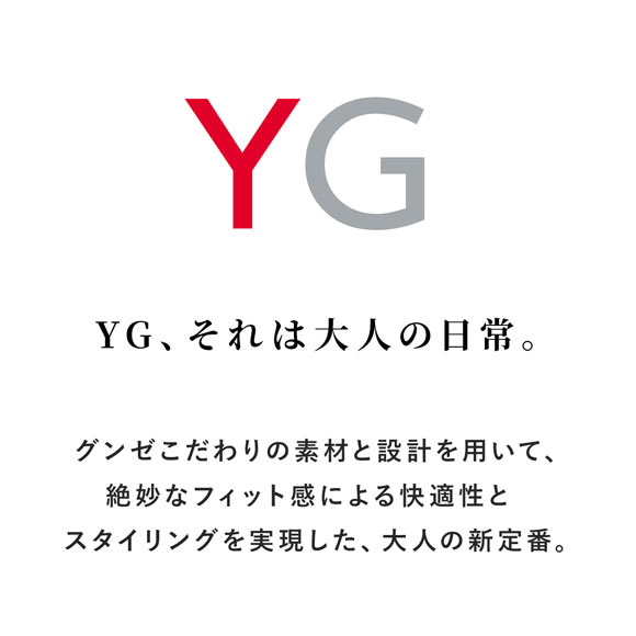 グンゼ YG コットン100％ フライス クルーネック Tシャツ 2枚セット メンズ インナー 大きいサイズ GUNZE ワイジー