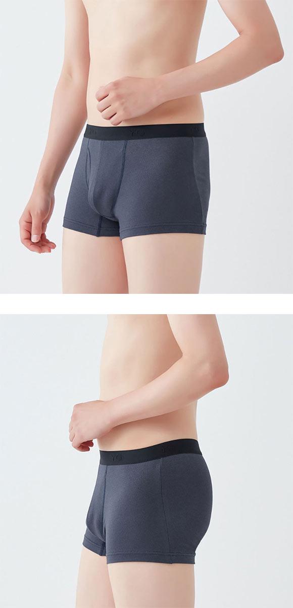 グンゼ YG ドライタッチ 鹿の子 ボクサーブリーフ 2枚セット メンズ 前あき 大きいサイズ GUNZE ワイジー