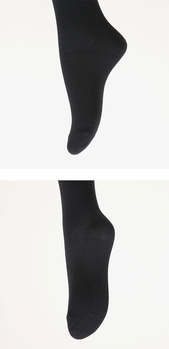 着圧ハイソックス 靴下 コットンタイプ 綿混 段階着圧