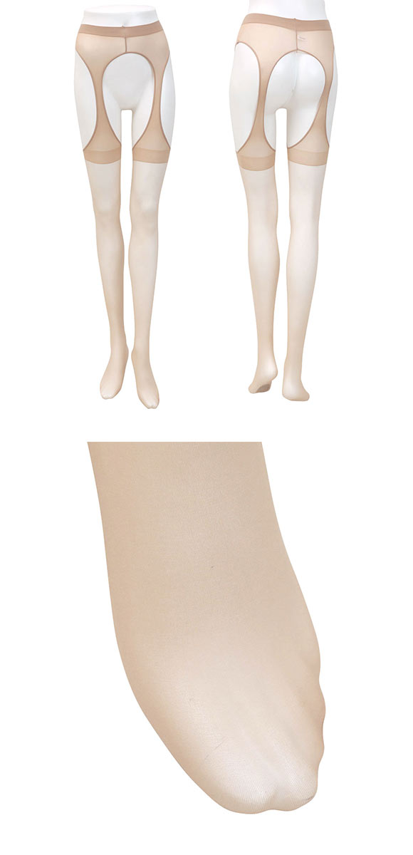 フリーフィット Free Fit サスペンダー ストッキング 大きいサイズ 伝線しにくい 日本製