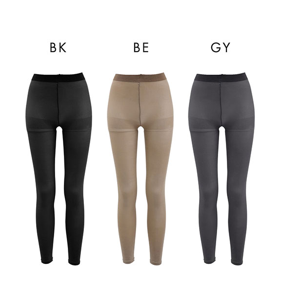 ロロット コットンレギンス 10分丈 薄くて軽い 綿混 大きいサイズ M-3L レイヤード レディース Lolotte