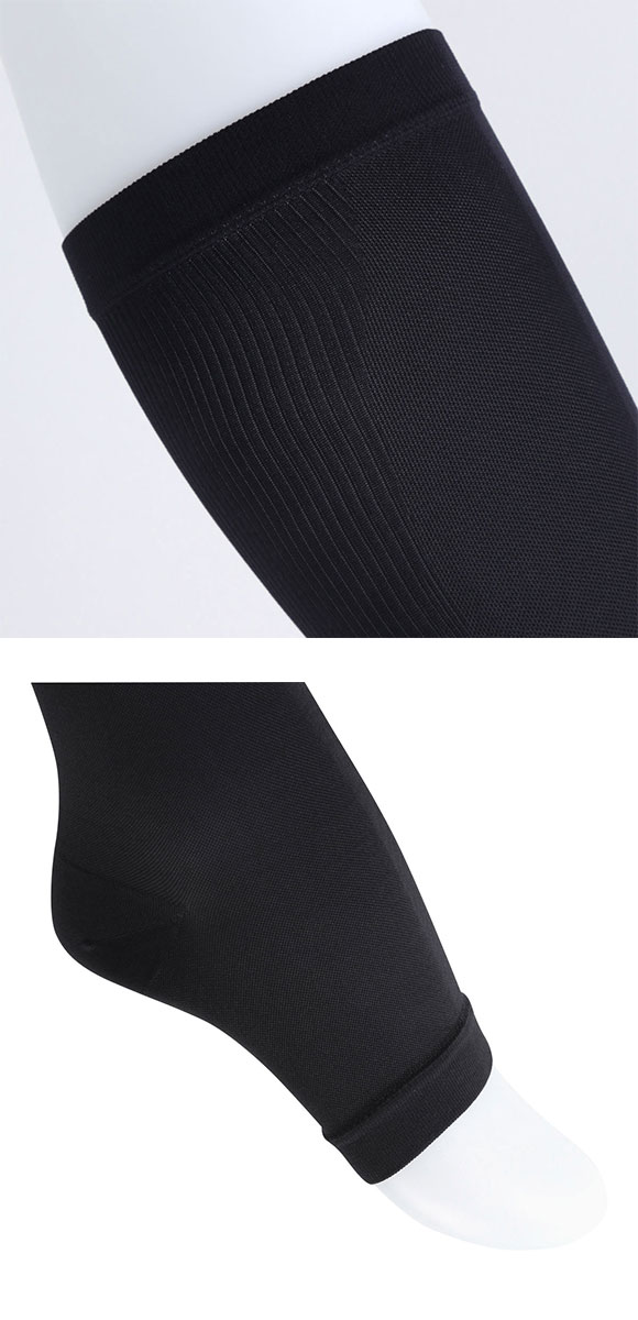 ハイソックス 靴下 メディックピエド 高着圧 オープントゥ 一般医療機器 段階着圧 日本製