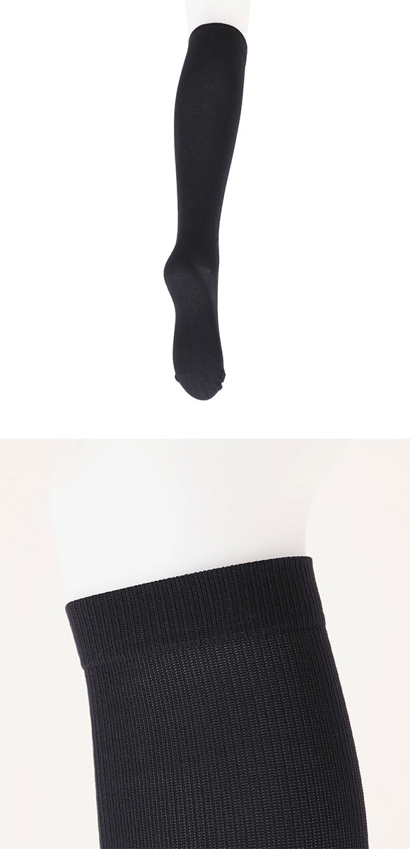 着圧ハイソックス 靴下 ナイロンタイプ 段階着圧