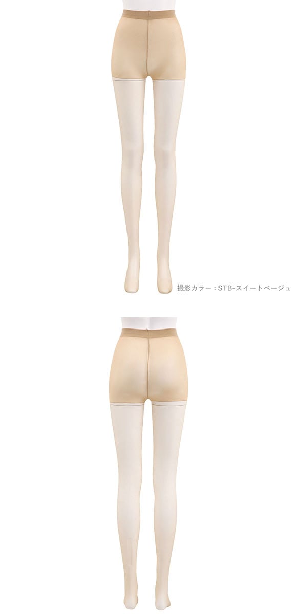 爽涼気分 ストッキング 3足組 パンティ部メッシュ 抗菌防臭 UVケア パンスト