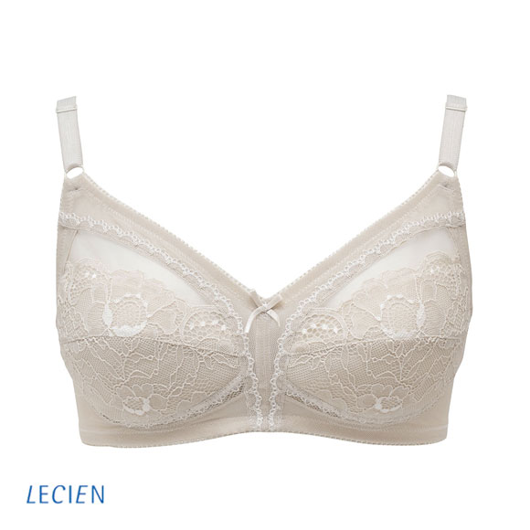 ルシアン LECIEN グッドチョイス GOOD CHOICE メッシュテープ使い 楽々フルカップ ノンワイヤー ABCD ブラジャー 単品