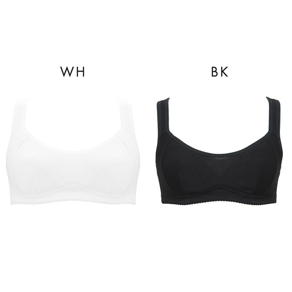 ルシアン LECIEN 部活ブラ さらさらシャッキリ ハーフトップ ブラジャー スポーツブラ キッズ ジュニア S･M･L･LL 単品