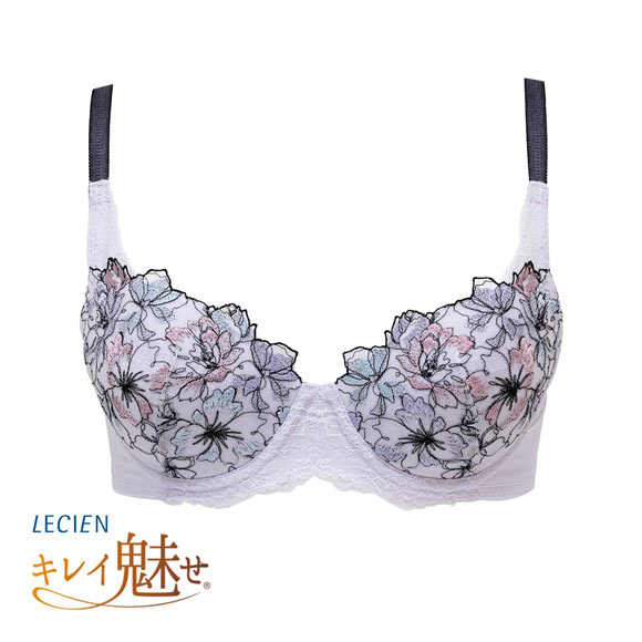 ルシアン LECIEN キレイ魅せ 脇やせメイクブラ 4/5カップ ブラジャー BCD 脇肉 脇高 単品