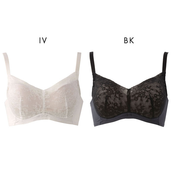 ルシアン Frameey 骨格ナチュラルタイプ ブラ 3/4カップ ブラジャー BCDEF 脇肉 脇高 LECIEN フレーミー