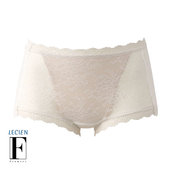 ルシアン Frameey 骨格ブラ ボーイズ ペアショーツ 総レース M L LL LECIEN フレーミー
