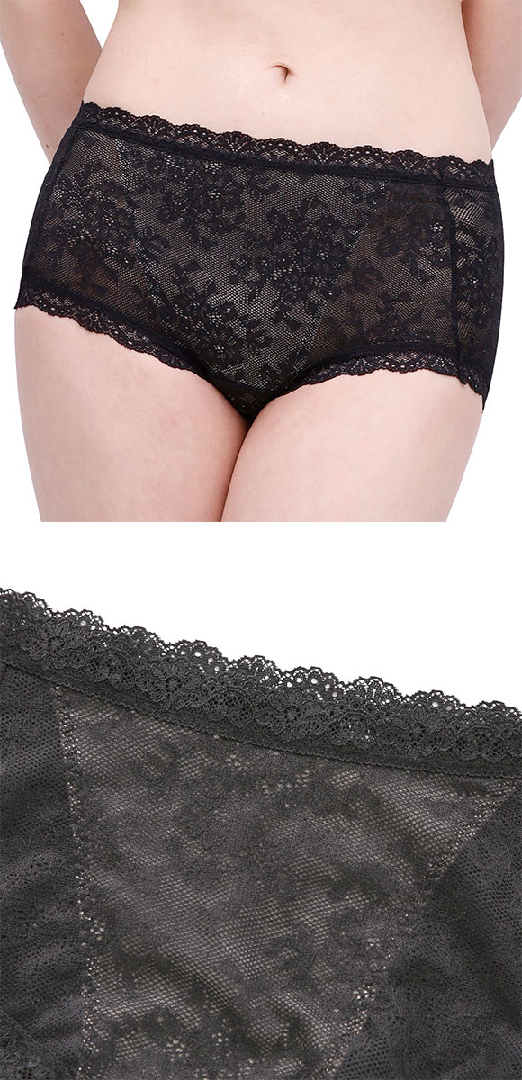 ルシアン Frameey 骨格ブラ ボーイズ ペアショーツ 総レース M L LL LECIEN フレーミー