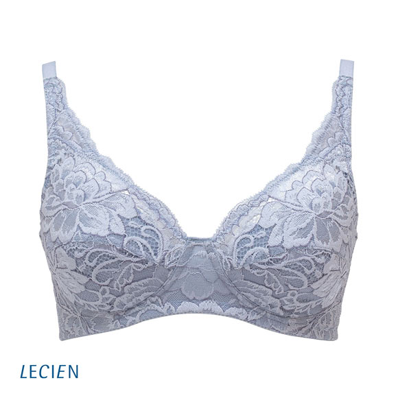ルシアン LECIEN しゃれた やさしく支えて整える ノンワイヤーフルカップブラジャー ABC 思いやり設計