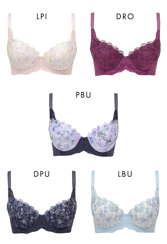 ルシアン キレイ魅せ 脇やせメイクブラ 3/4カップ ブラジャー BCD 脇肉 脇高 LECIEN