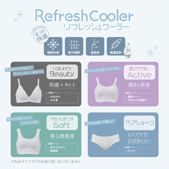 ルシアン リフレッシュクーラー ペアショーツ スタンダード ノーマル LECIEN Refresh Cooler　接触冷感