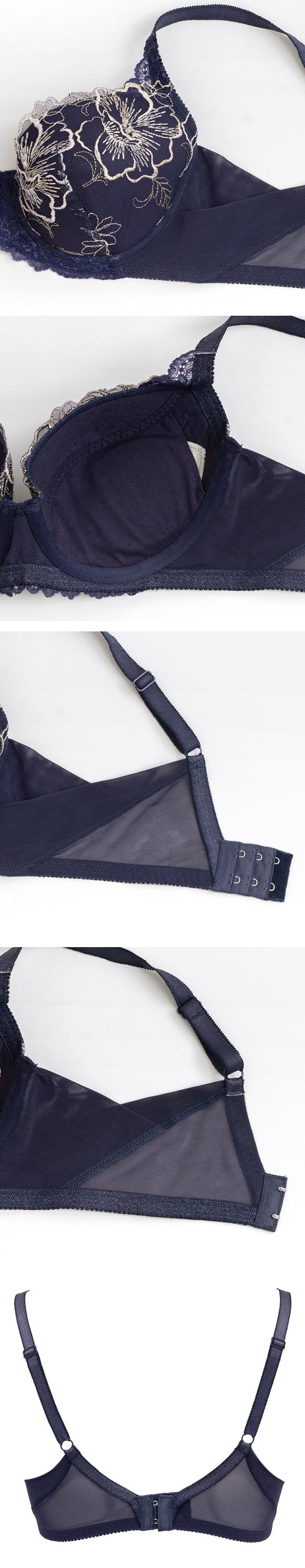 ルシアン キレイ魅せ 脇やせメイクブラ 3/4カップ ブラジャー BCD 脇肉 脇高 LECIEN