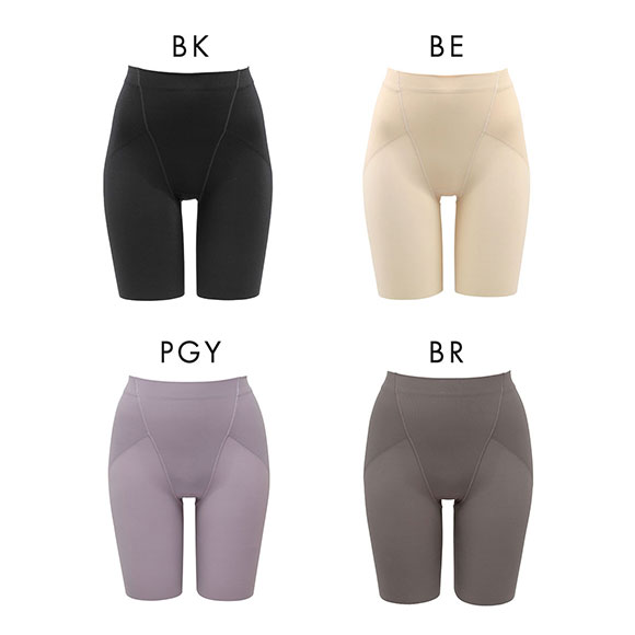 ルシアン LECIEN はっきり上げ尻 パンツ ロング丈 ヒップアップ ガードル M･L･LL 補正 ソフト