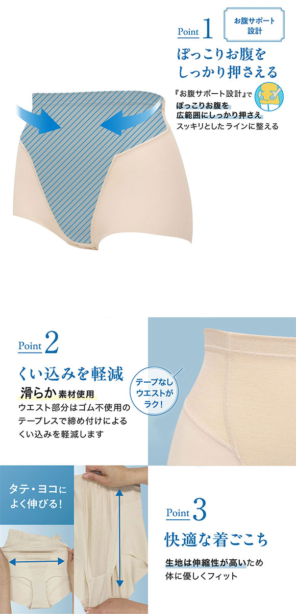 ルシアン アンチェンジ 小腹押さえパンツ ガードル ショート丈 補正下着 LECIEN