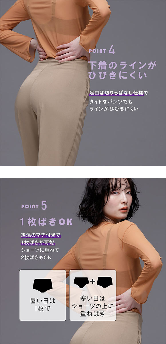 ルシアン はいて実感 下半身のお悩み解決 浮き輪肉撃退 パンツ ガードル ショート丈 M･L･LL 補正下着 ソフト LECIEN