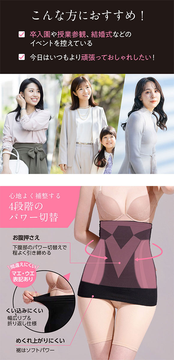 ルシアン LECIEN PowerShape ウエストニッパー 細くみせるインナー