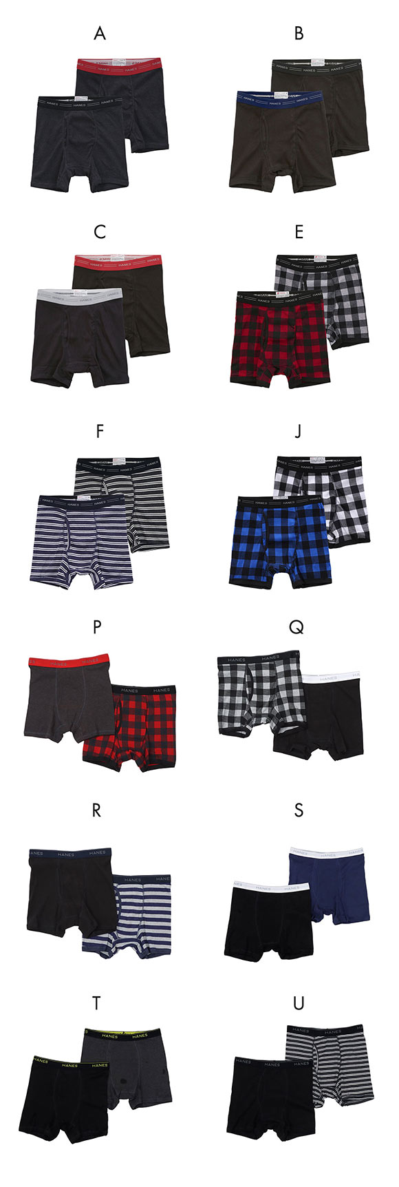 ヘインズ Hanes Global Line ボクサーブリーフ 2枚セット HM6EG701