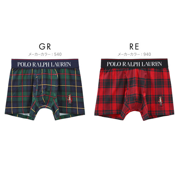 ポロ ラルフ ローレン Red Toggle Holiday Bear ボクサーパンツ 前あき メンズ アンダーウェア POLO RALPH LAUREN
