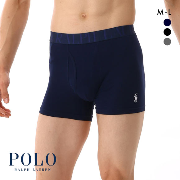 ポロ ラルフ ローレン Solid Boxer Brief ボクサーパンツ 前あき メンズ アンダーウェア POLO RALPH LAUREN
