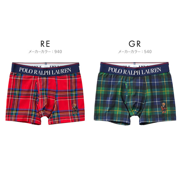 ポロ ラルフ ローレン Holiday Bear Embroidery Boxer Brief ボクサーパンツ 前あき メンズ アンダーウェア POLO RALPH LAUREN