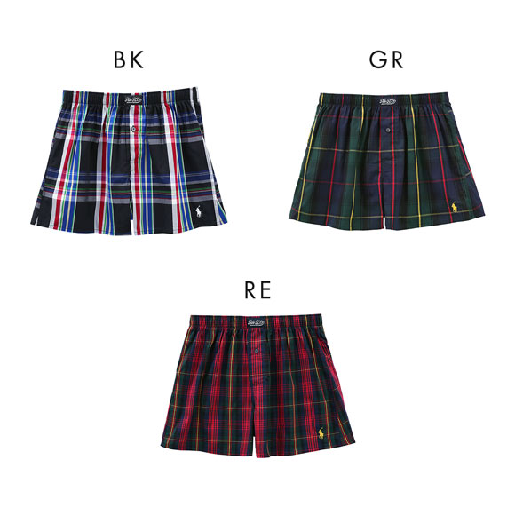 ポロ ラルフ ローレン POLO RALPH LAUREN Woven Boxer トランクス メンズ アンダーウェア