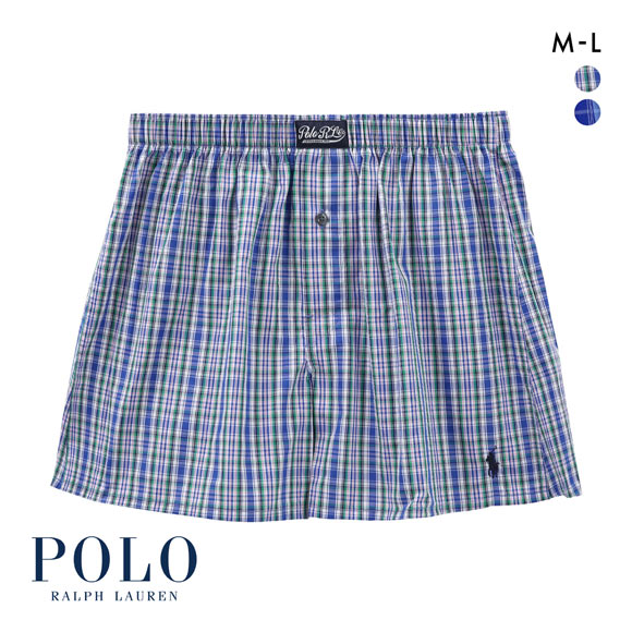 ポロ ラルフ ローレン Woven Boxer トランクス 前あき メンズ アンダーウェア POLO RALPH LAUREN