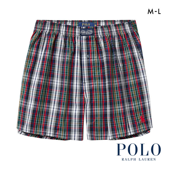 ポロ ラルフ ローレン Innes Plaid Woven Boxer トランクス 前あき メンズ アンダーウェア POLO RALPH LAUREN