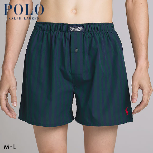 ポロ ラルフ ローレン Tie Stripe Woven Boxer トランクス 前あき