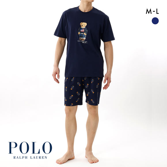 ポロ ラルフ ローレン Core Flag Sweater Bear Set ルームウェア 上下セット メンズ スリープウェア POLO RALPH LAUREN