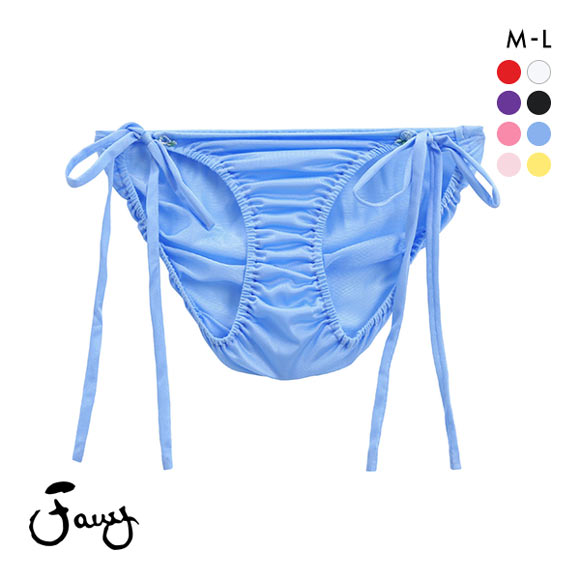 Fany 紐パン ショーツ セクシー フラワーモチーフ付き 横紐