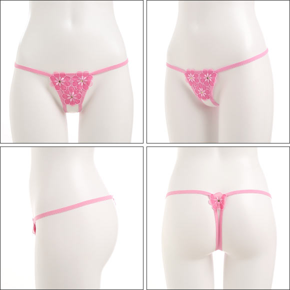 ファニィ FANY お花付き オープンクロッチショーツ