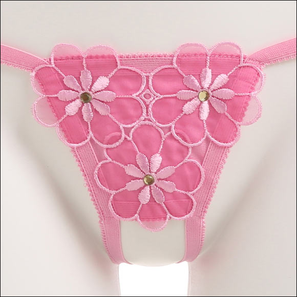 ファニィ FANY お花付き オープンクロッチショーツ