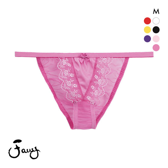 (ファニィ)FANY ローズ刺繍 シースルー ショーツ