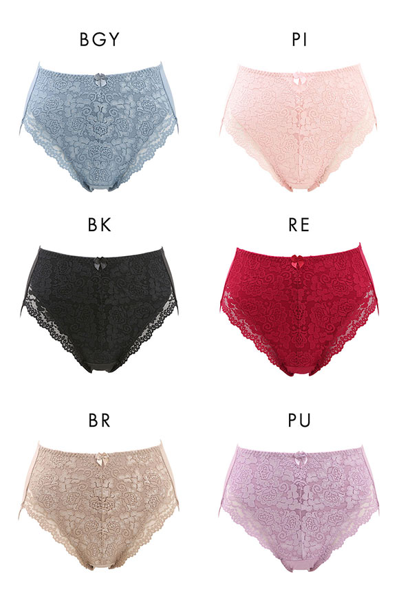 ヒップ美人 ショーツガードル ショーツ あしくちすっきり 足口 レース 綿混 サポート