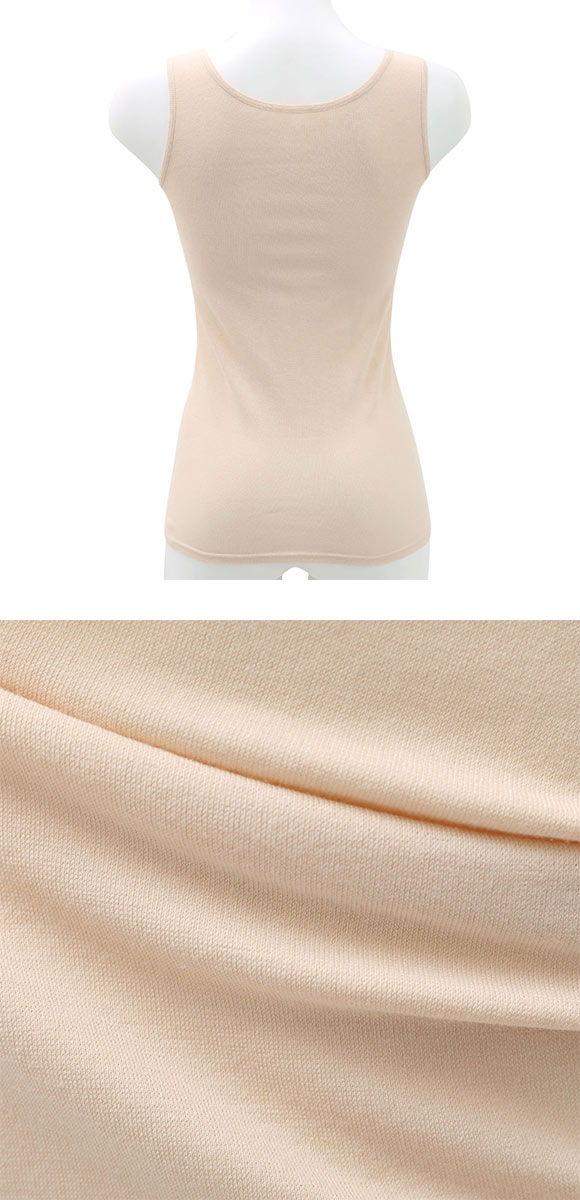 クロスコ KUROSUCO タンクトップ インナー 日本製 やわらか 綿混 両脇縫い目なし