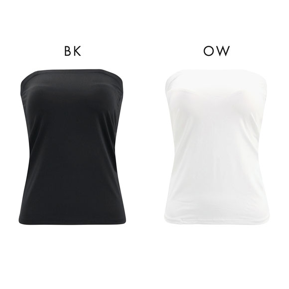 無地 シンプル ブラトップ カップ付き インナー ブラキャミ