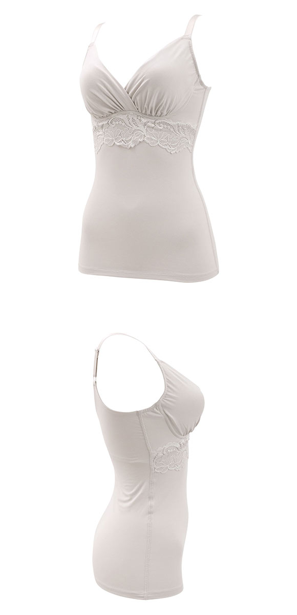 ブラデリス 綿混ストレッチハイブリッド ハートカップ ブラキャミ M-5L ノンワイヤー ブラトップ バストアップ 吸汗速乾 消臭 BRADELIS NY PEACE