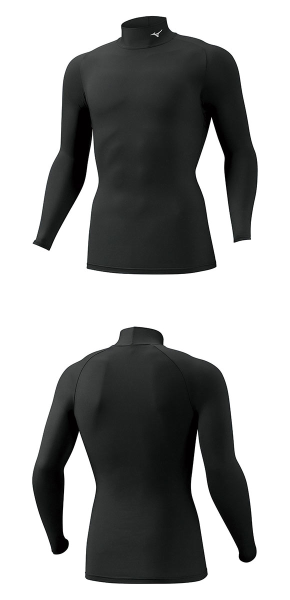 ミズノ MIZUNO バイオギア BIOGEAR シャツ メンズ ハイネック 長袖