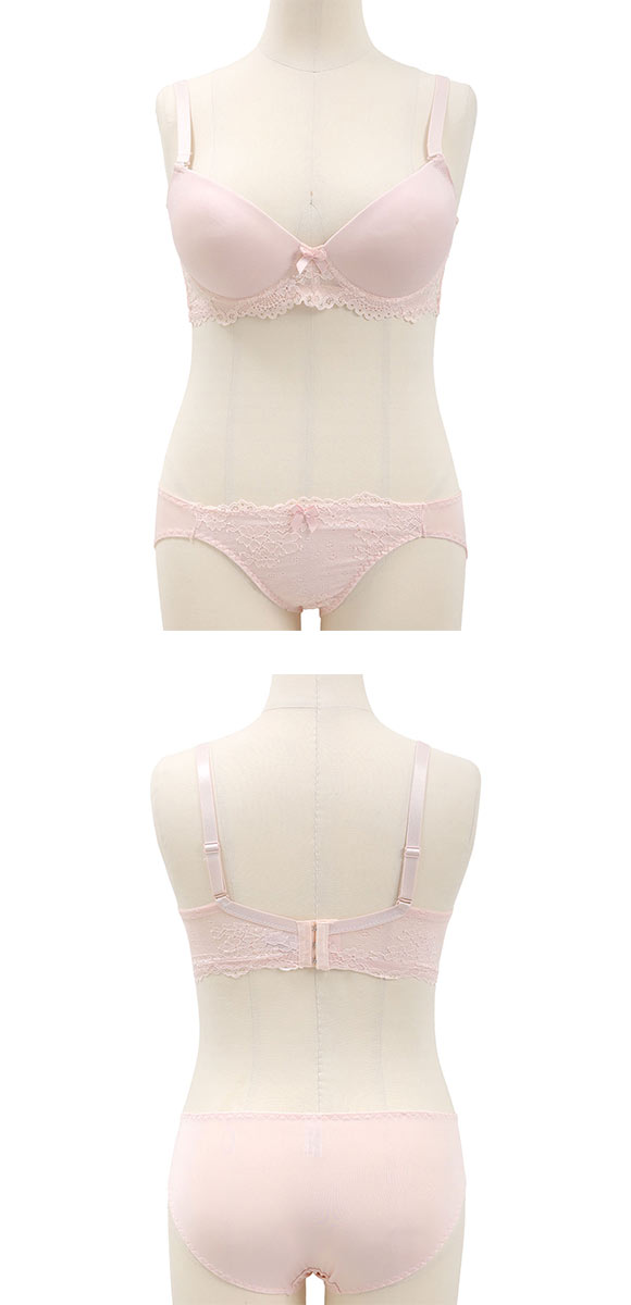 エレガント 脇肉を谷間に変える脇高ブラ すっきりつるん モールドブラ