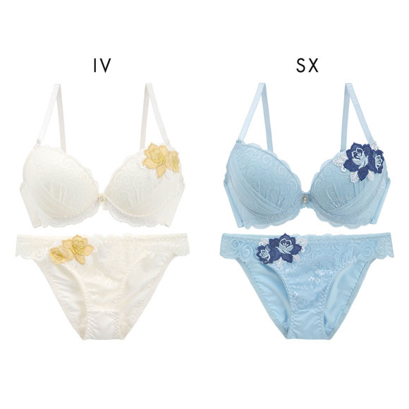 エレガント ビューティフラワー ブラセット ABCDEF 大きいサイズ