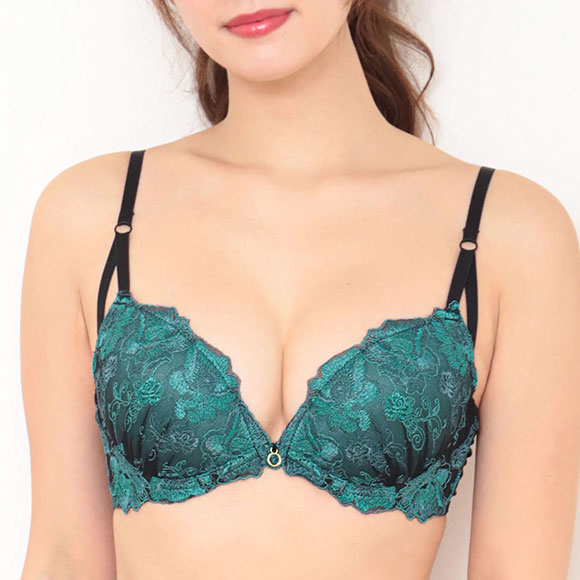 再販 エレガント グロリアスローズ ブラセット ABCDEF 大きいサイズ グラマー 盛り ブラジャー ショーツ セット 脇寄せ L字 谷間 盛り胸 パッド内蔵 Elegante