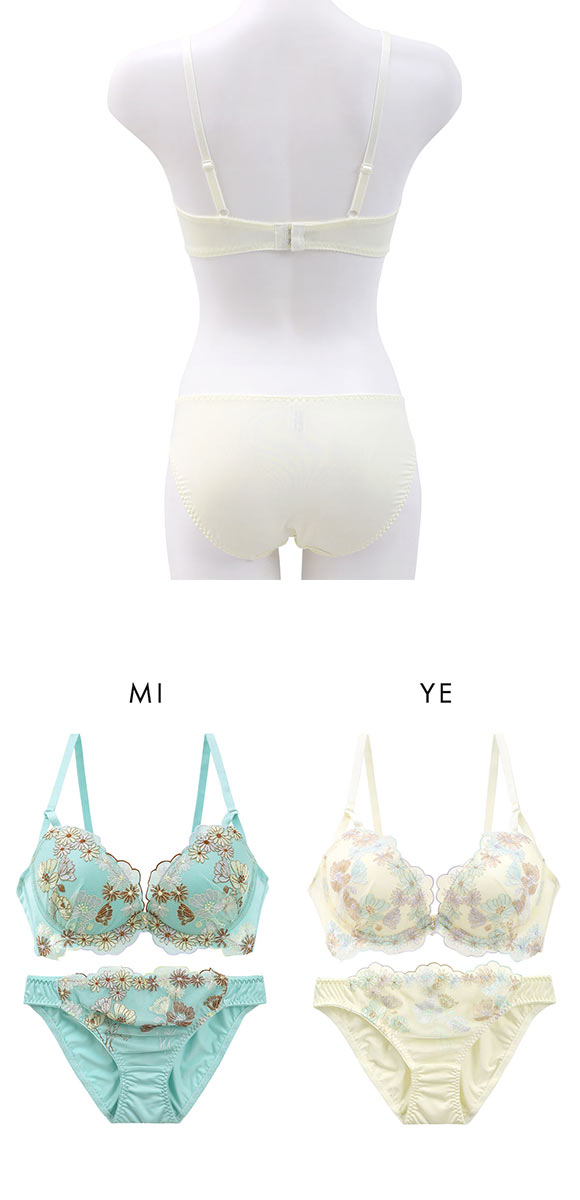 パンキュート チャーミングピオニー ブラセット ABCDEF 大きいサイズ