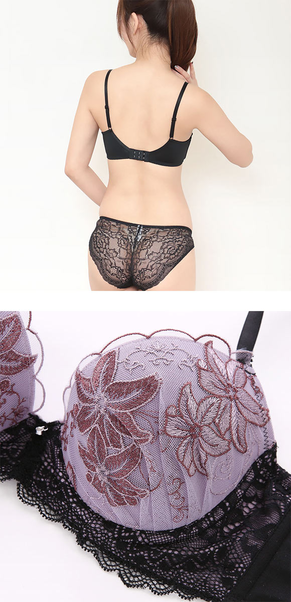 パンキュート 脇肉を谷間に変える脇高ブラ ダスティリリー ブラセット ABCDEF 大きいサイズ グラマー 脇寄せ 谷間 盛り胸