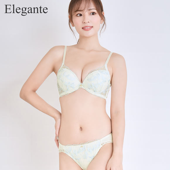 エレガント 脇肉を谷間に変える脇高ブラ フローレンス ブラセット CDEF80-95 大きいサイズ グラマー ブラジャー ショーツ Elegante