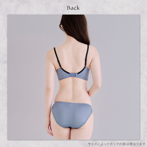 エレガント 脇肉を谷間に変える脇高ブラ ジャガードサテンレース ブラセット BCDEF80-95 大きいサイズ グラマー 脇寄せ ブラジャー ショーツ セット Elegante