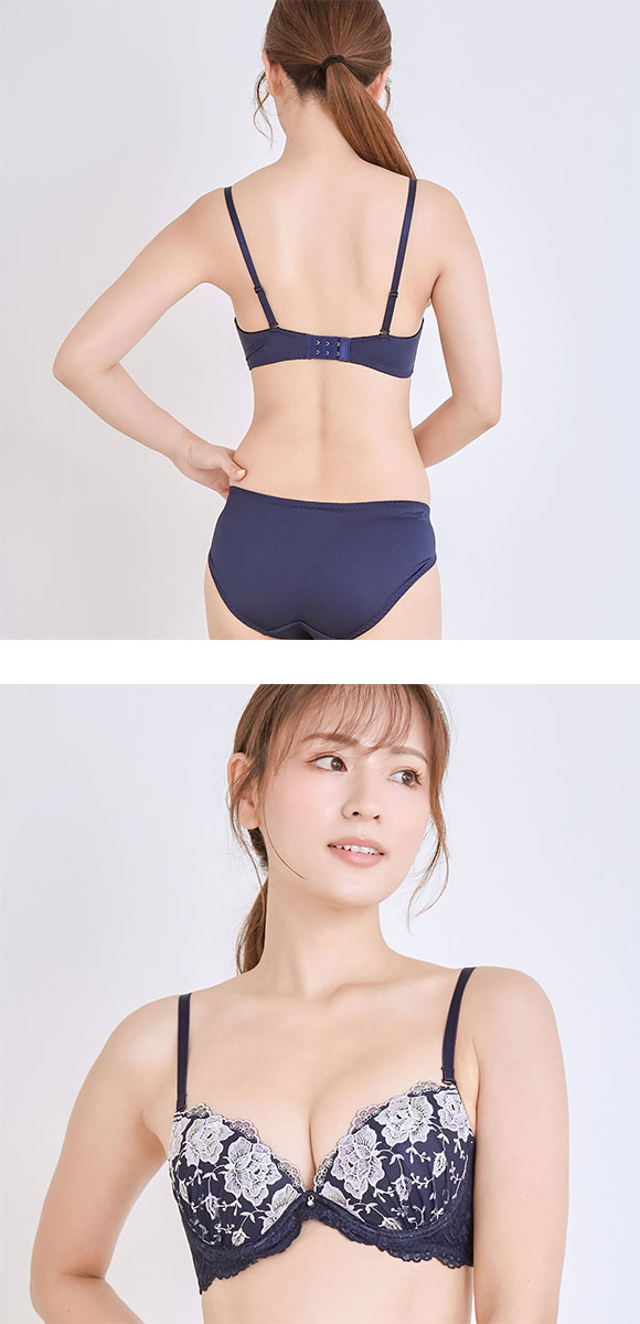 パンキュート ロージーレース ソフトワイヤー ブラセット ABCDEF